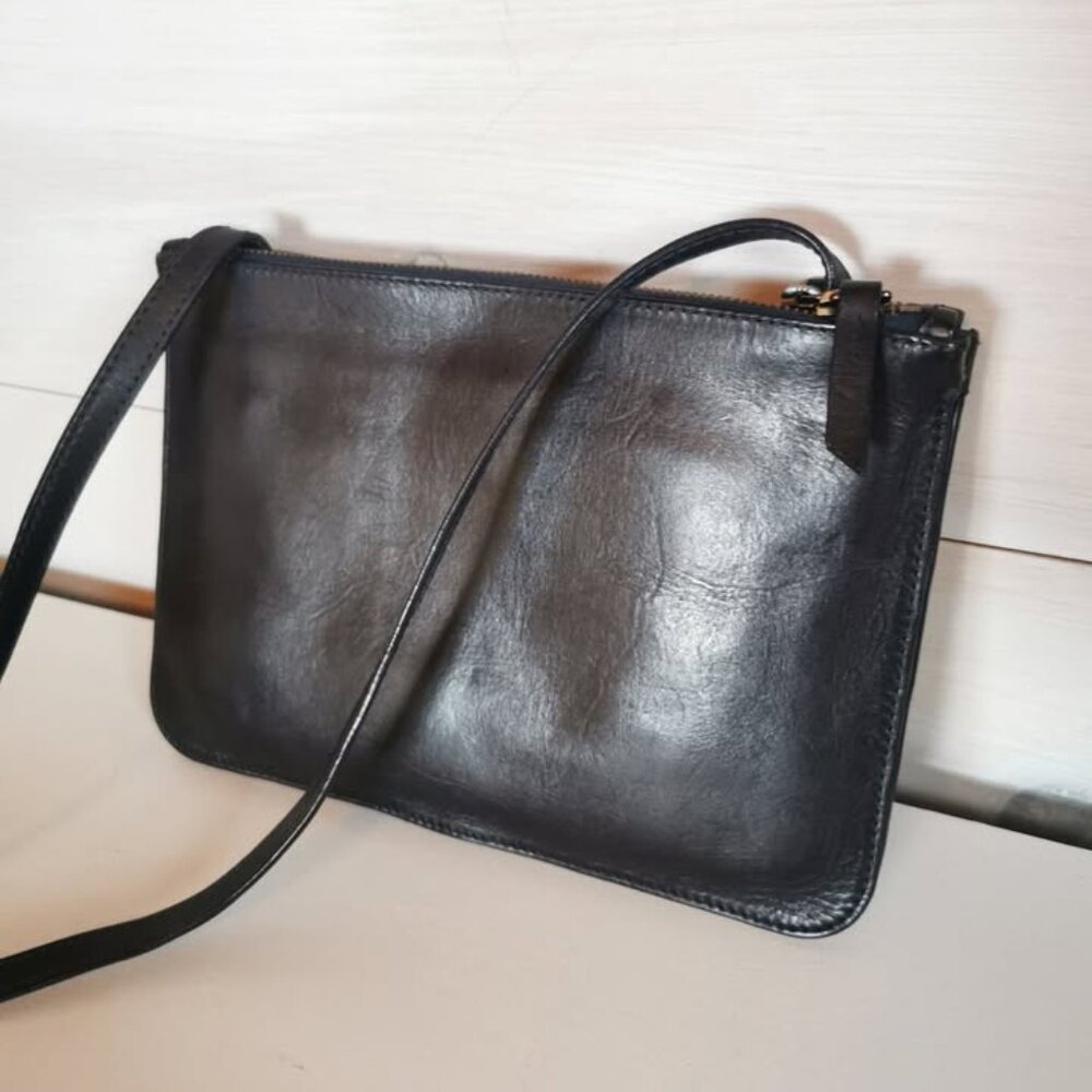 Leather Massimo Dutti Cross Body Purse. - Picture 3 of 5